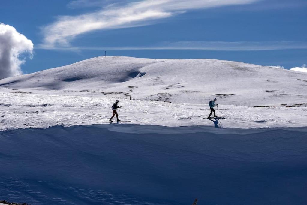 Studio Chaleureux Au Depart Des Sentiers Et Pistes De Ski Lajoux Exteriör bild